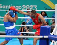 Gerlon Congo , boxeador ecuatoriano, peleará en los cuartos de final en boxeo categoría +92 Kg.