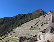 Fotografía de archivo de la ciudadela prehispánica de Machu Picchu, Perú.