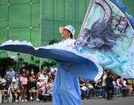 Manta celebró 103 años de cantonización con un desfile cívico la mañana del martes 3 de noviembre de 2025.