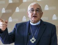 Imagen de Jose Ornelas, presidente de la Conferencia Episcopal portuguesa en la presentación del informe sobre abusos en la Iglesia. EFE/EPA/MIGUEL A. LOPES