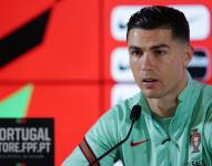 Cristiano Ronaldo, en rueda de prensa previo al partido de Macedonia del Norte