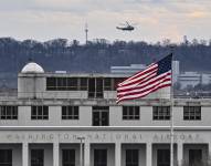 Imagen referencial del vuelo de un helicóptero cerca del aeropuerto en Washington.
