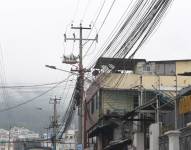 Imagen de archivo de apagones en Quito.