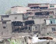 Edificios dañados después de un terremoto en Kunar, Afganistán, el 1 de septiembre de 2025.