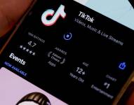 Fotografía de la aplicación TikTok.EFE/Erik S. Lesser