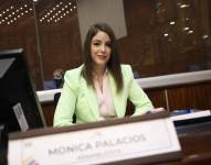 Mónica Palacios en el Pleno de la Asamblea Nacional.