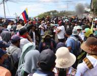 Los campesinos de las comunidades del pueblo Kichwa Karanki se movilizaron hacia el centro de la ciudad, para expresar su rechazo al decreto ejecutivo 126