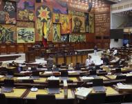 Quito, miércoles 21 de mayo del 2025Inicio de arreglos del Pleno de la Asamblea Nela Martinez, para la Posesión del Presidente Daniel Noboa el 24 de Mayo. Fotos : API / Rolando Enríquez