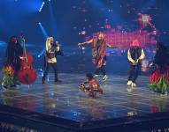 La banda ucraniana Kalush Orchestra interpretó su tema Stefania.