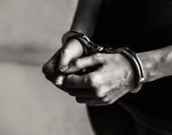 Imagen referencial de una persona detenida.