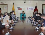 Brith Vaca lideró la sesión del COE Metropolitano.