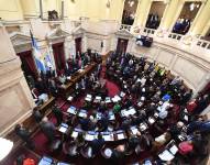 Sesión Ordinaria en el Senado de la Nación, Buenos Aires, Argentina, el 18 de abril del 2024.