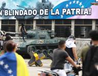 Manifestantes se reúnen en la entrada de la 41.ª Brigada Blindada, conocida como Fuerte Paramacay, durante una protesta contra el gobierno del presidente venezolano Nicolás Maduro en Valencia, estado Carabobo, Venezuela, el 29 de julio de 2024, un día después de las elecciones presidenciales venezolanas. - El lunes estallaron protestas en algunas zonas de Caracas contra la victoria electoral reivindicada por el presidente venezolano, Nicolás Maduro, pero cuestionada por la oposición y cuestionada internacionalmente, observaron periodistas de la AFP.