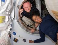 Los astronautas Suni Williams y Butch Wilmore.