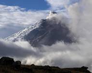Fotografía del volcán Cotopaxi, tomada el pasado 26 de noviembre.
