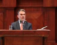 José Serrano en el Pleno de la Asamblea Nacional en marzo del 2018.