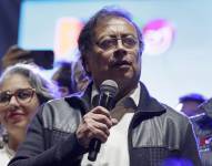 Gustavo Petro en un encuentro político.