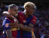 Raphinha y Lamine Yamal fueron las figuras del FC Barcelona para ganar la Liga de España.
