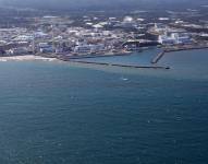 Imagen del vertidero de la central nuclear de Fukushima