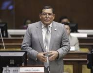 Jorge Chamba en el Pleno de la Asamblea Nacional el 20 de junio del 2024.