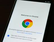 Interfaz de Google Chrome al descargar la aplicación