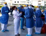 El registro de muertes confirmadas por covid-19 durante la pandemia permaneció en 25.086. EFE