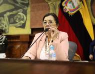 Guadalupe Llori ocupa el cargo de presidenta de la Asamblea Nacional desde mayo del 2021.