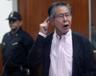 Alberto Fujimori en una audiencia en Lima, el 15 de mayo de 2016.