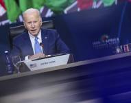 El presidente de Estados Unidos, Joe Biden, fue registrado este jueves, 15 de diciembre