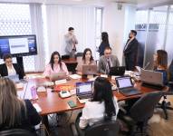 Reunión de la comisión de Relaciones Internacionales de la Asamblea Nacional.