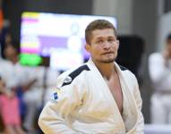 Lenin Preciado durante una competencia.