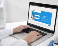 Portal web del IESS.