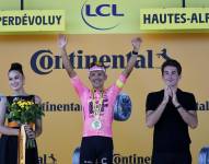Richard Carapaz ganó la etapa 17 del Tour de Francia.