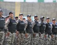 La graduación de agentes penitenciarios en Quito.