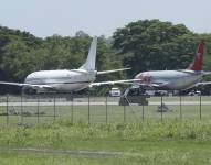 Fotografía de archivo de aviones venezolanos.
