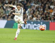 El centrocampista del Madrid Luka Modric. . EFE/Blanca Millez