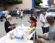 Exteriores de los recintos electorales.