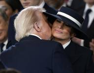 Donald y Melania Trump. EFE/EPA/JULIA DEMAREE NIKHINSON / POOL