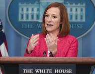 Jen Psaki, la portavoz del presidente estadounidense, Joe Biden.