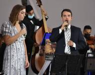 La Plaza Olmedo en el Malecón Simón Bolívar, fue el escenario del Concierto de la Libertad de Guayaquil.