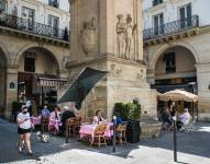 Tarde casi normal en Francia pese a la pandemia.
