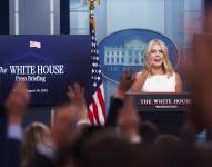 La portavoz de la Casa Blanca, Karoline Leavitt.
