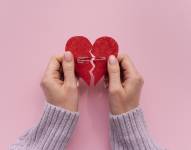Imagen referencial: Corazón roto.