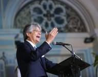 El mandatario durante su intervención en la capital guayasense.