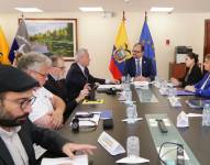 Reunión con la delegación del Parlamento Europeo.