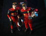 Carlos Sainz igualó su mejor puesto en la F1 y Leclerc logró su tercera victoria en la categoría reina.