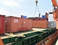 El 27 de septiembre del 2023, con 3.460 toneladas de productos de primera necesidad, zarpó el buque Fusion 2 desde el puerto de Guayaquil a las Islas Galápagos. Foto: Archivo / Referencial