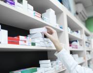 Imagen referencial de medicamentos en una farmacia.