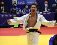 Bryan Garboa consiguió la medalla de oro en judo.