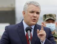 El presidente de Colombia, Iván Duque, en una fotografía de archivo.